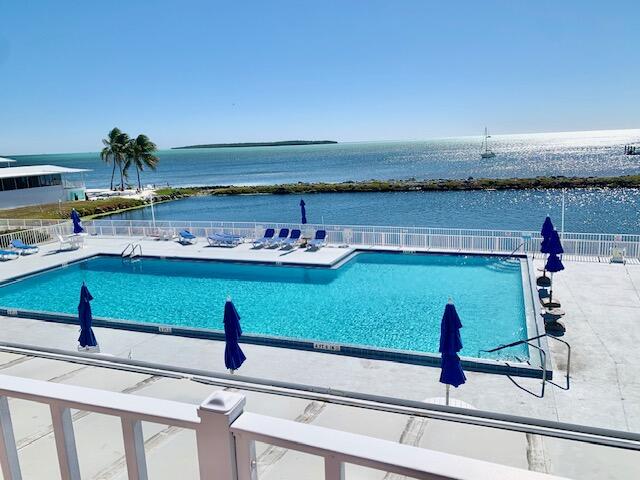 505 North Ruby Avenue Key Largo, FL 33037 - Photo 26 of 52 POOL VIEW FROM SECOND FLOOR OF CLUBHOUSE