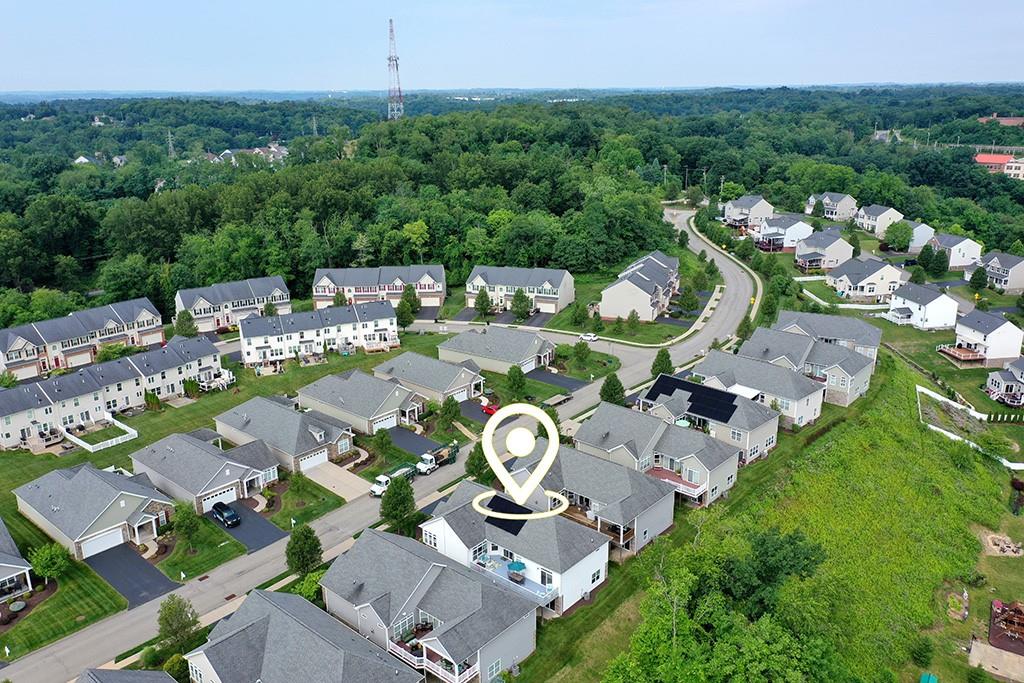 137 Cobblestone Drive Pittsburgh, PA 15237 - Photo 36 of 39 a view of a house with a swimming pool and outdoor space