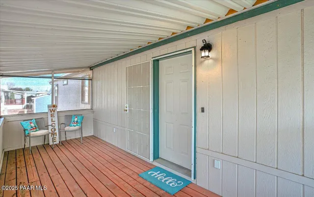 workspace with wooden floor and furniture