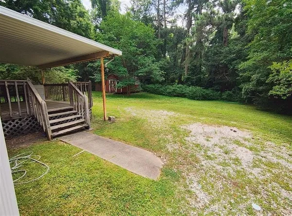 a view of outdoor space and deck