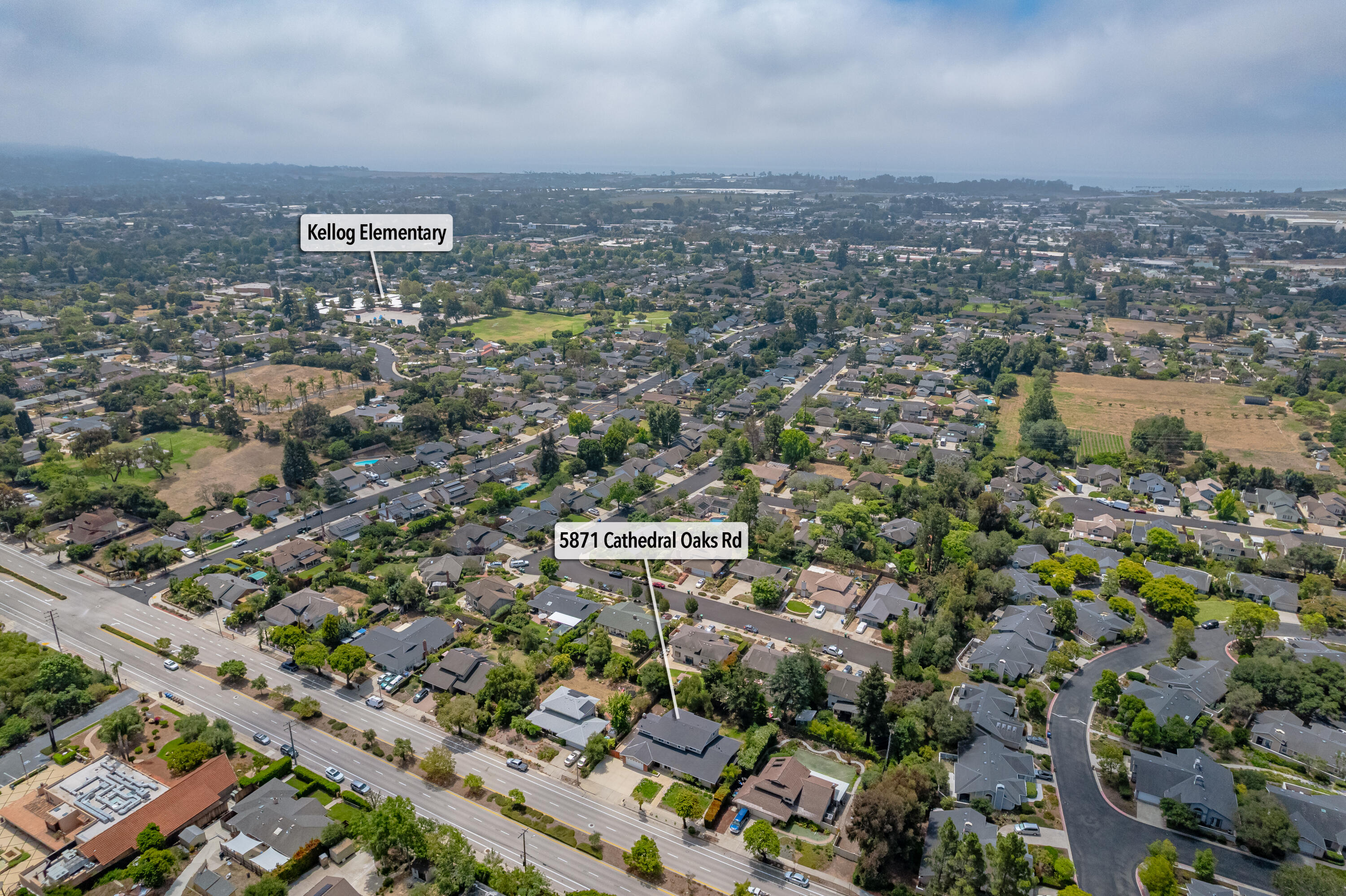 5871 Cathedral Oaks Road Goleta, CA 93117 - Photo 6 of 58 04-5871 Cathedral Oaks Rd (aerial)