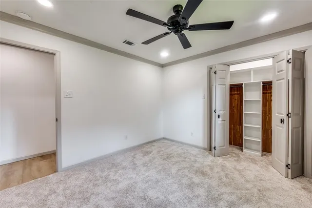 a view of an empty room