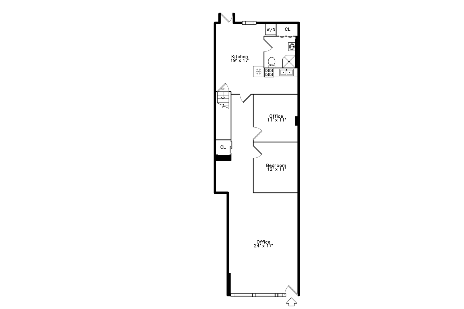 4346 North Pulaski Road, Unit C Chicago, IL 60641 - Photo 20 of 21 a picture of a floor plan