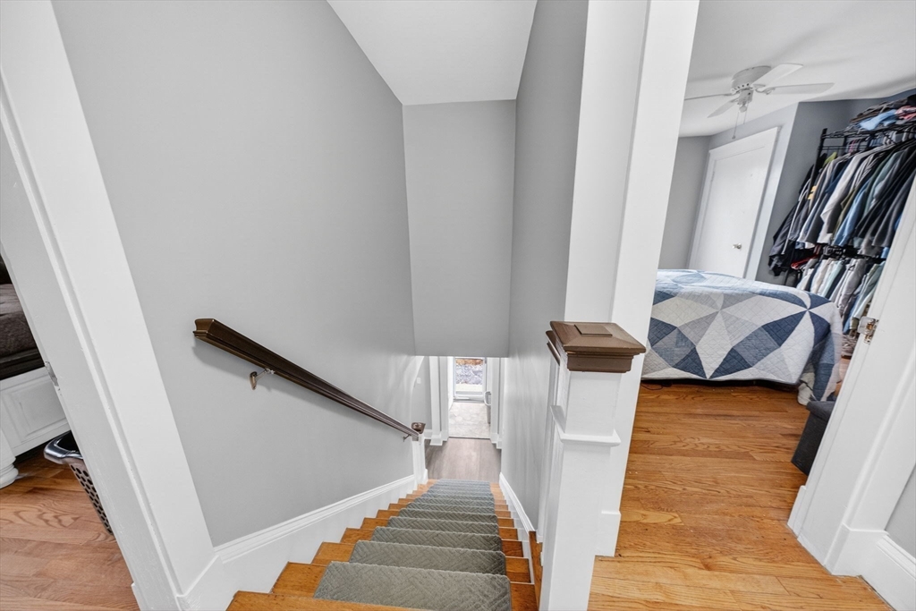 59 Glendale Street Fall River, MA 02720 - Photo 18 of 37 a view of entryway and hall with wooden floor