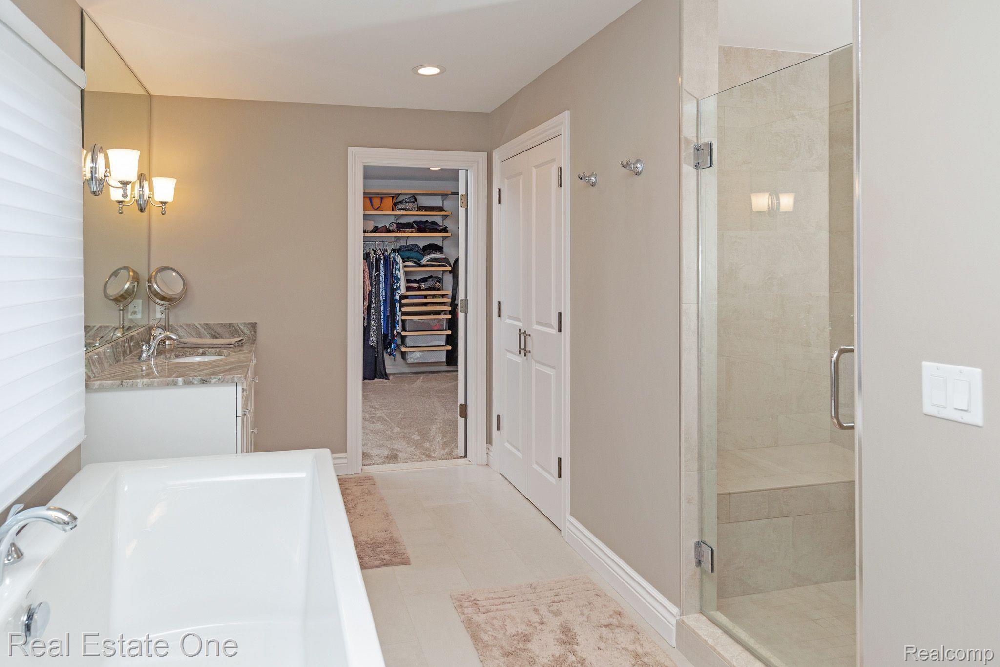 3760 Cedar Brook Drive Rochester, MI 48309 - Photo 47 of 76 Separate Shower with Euro Door