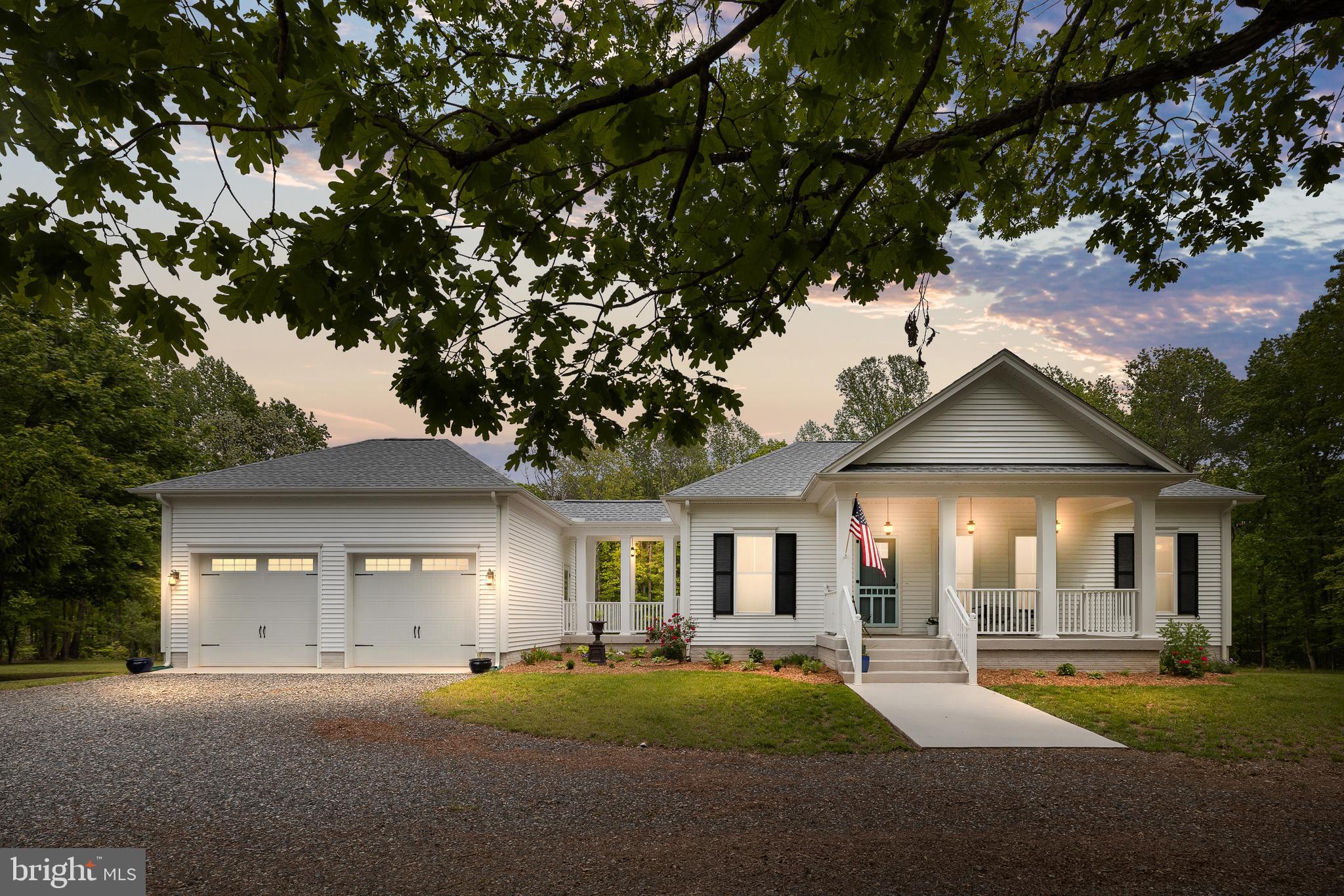 Welcome Home!  Situated on 3.58 Acres!