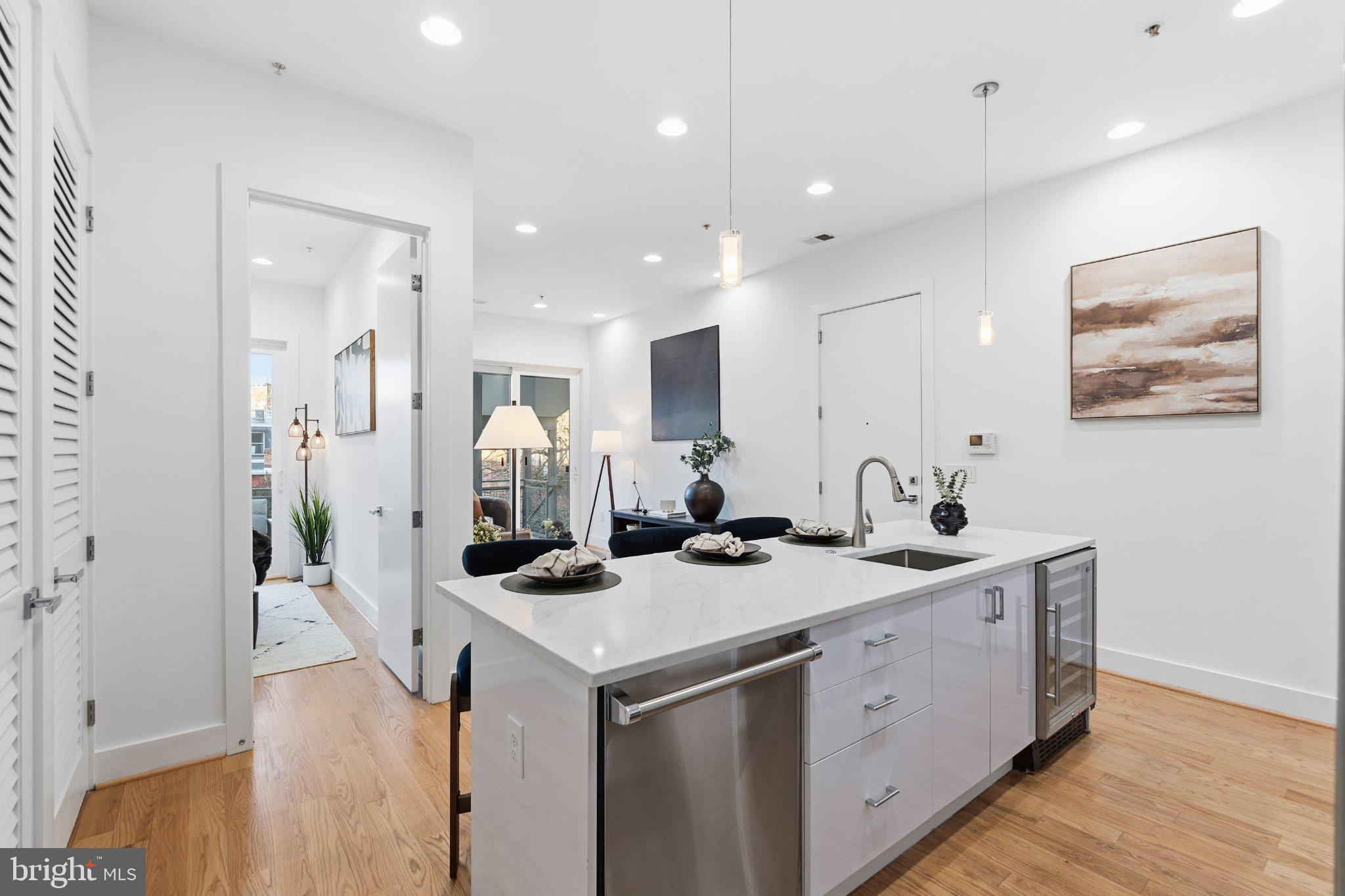 1837 Kalorama Road Northwest, Unit F Washington, DC 20009 - Photo 4 of 42 Modern kitchen with sleek design.