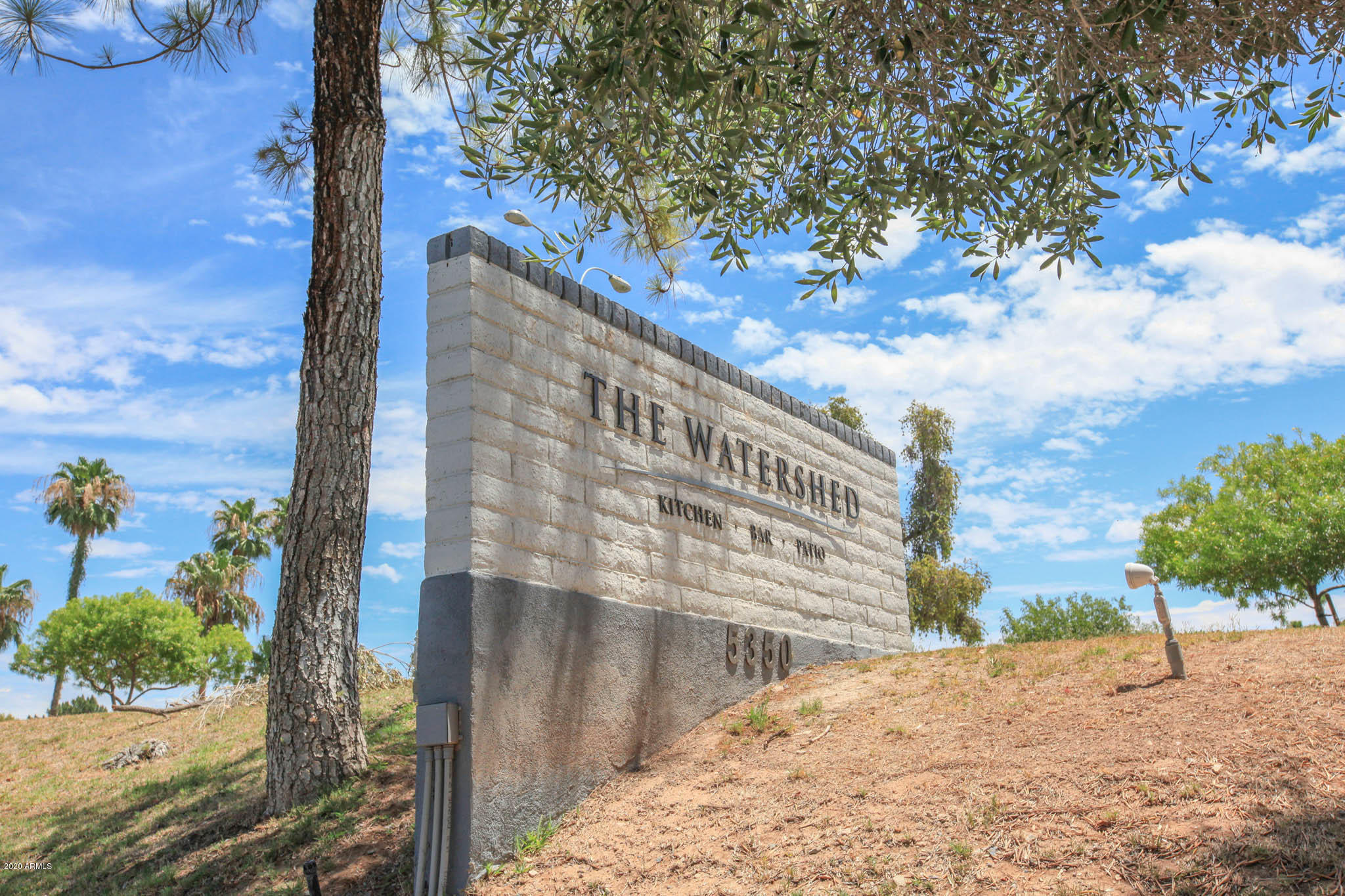 5631 South Jolly Roger Road Tempe, AZ 85283 - Photo 32 of 49 The Watershed Restaurant Sign