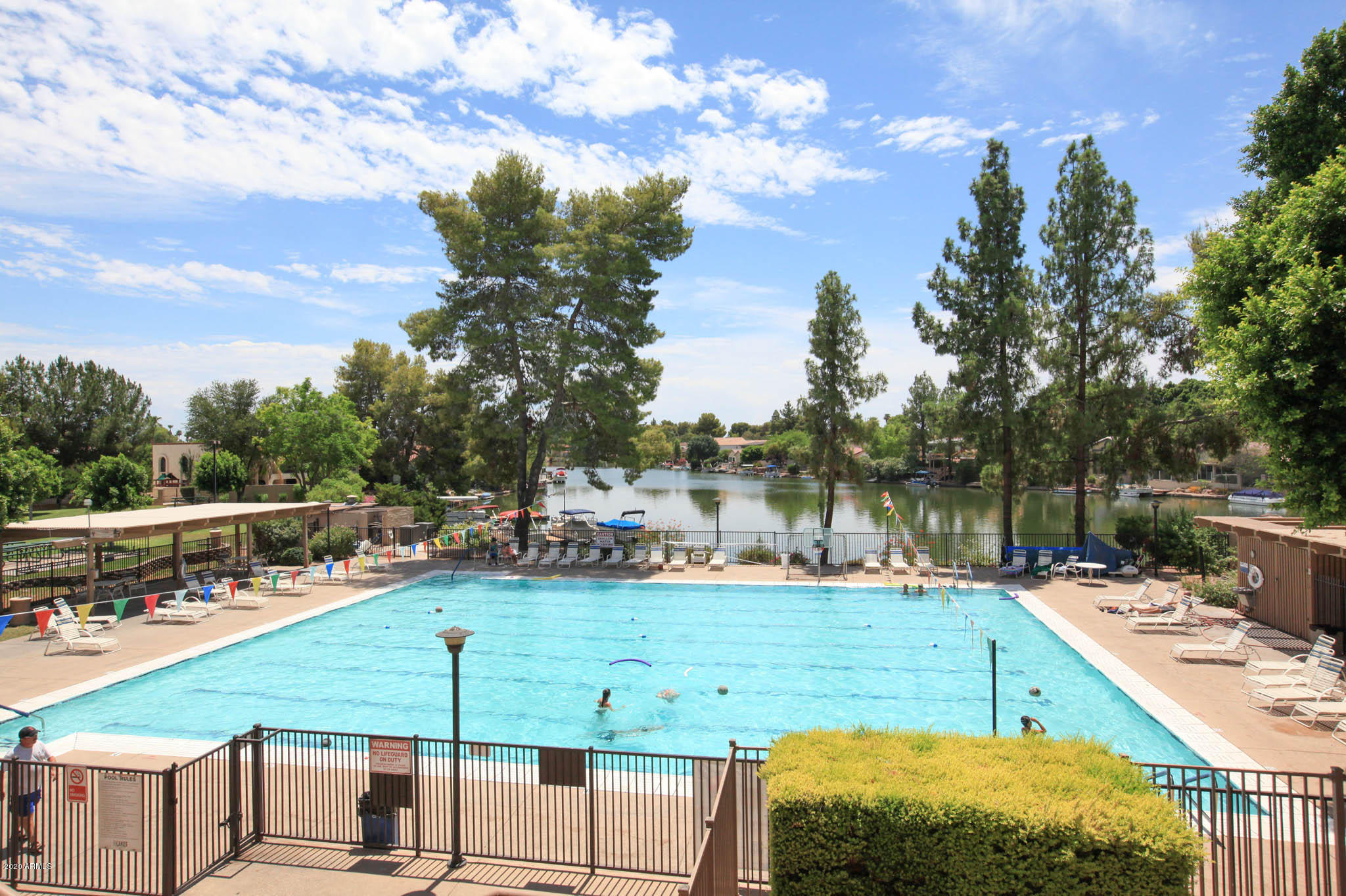 5631 South Jolly Roger Road Tempe, AZ 85283 - Photo 34 of 49 The Lakes Beach and Tennis Club-Patio Vi