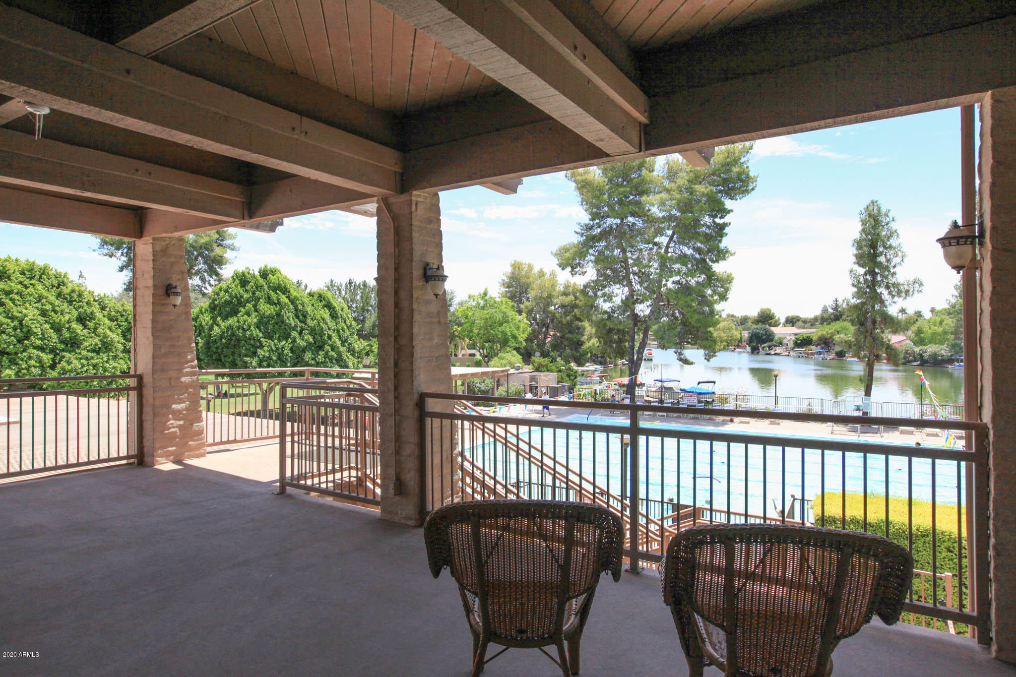 5631 South Jolly Roger Road Tempe, AZ 85283 - Photo 35 of 49 The Lakes Beach and Tennis Club-Patio Vi