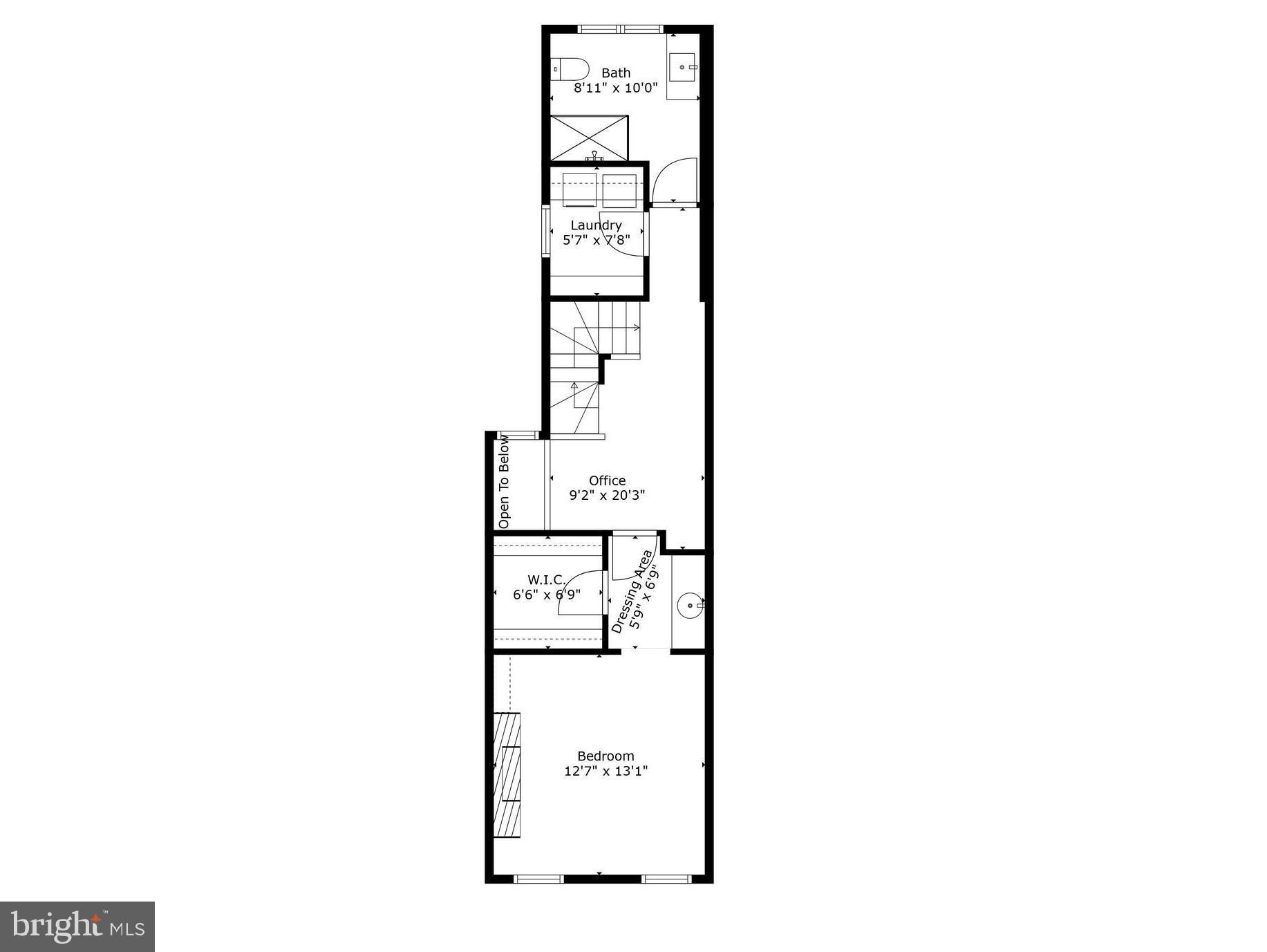 609 South Sharp Street Baltimore, MD 21230 - Photo 20 of 51 a picture of a room with a white wall and a picture