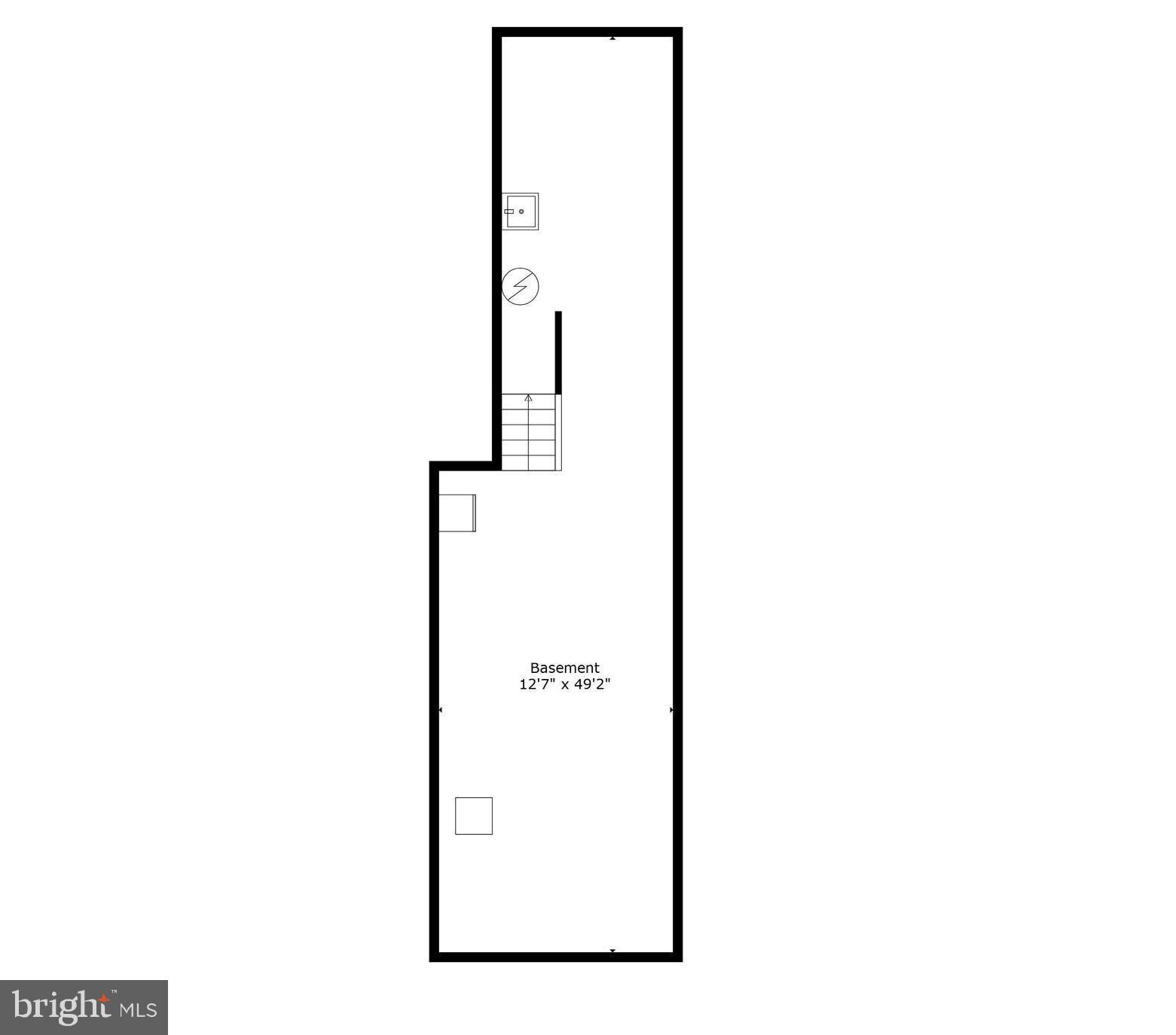 609 South Sharp Street Baltimore, MD 21230 - Photo 44 of 51 a picture of a floor plan