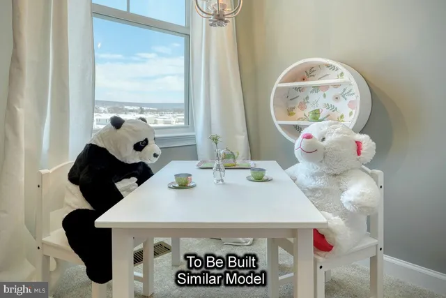 a view of a table in a room