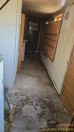 a view of a closet