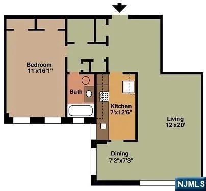 $1,995 | 88 Clinton Place, Unit A7, Hackensack, NJ 07601