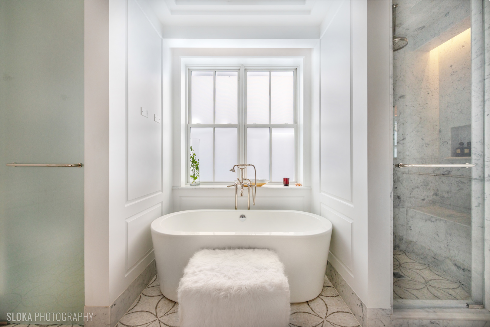 1942 North Sedgwick Street, Unit PH Chicago, IL 60614 - Photo 23 of 84 a bathroom with a sink and a large mirror