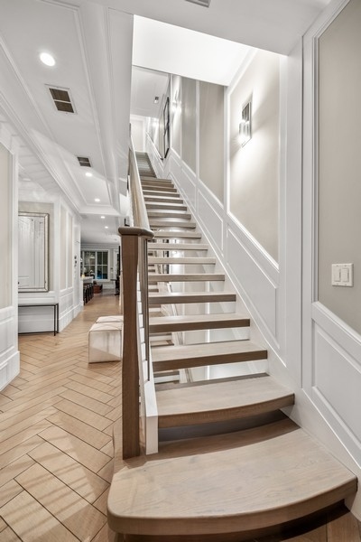 1942 North Sedgwick Street, Unit PH Chicago, IL 60614 - Photo 61 of 84 a view of entryway and hall with wooden floor