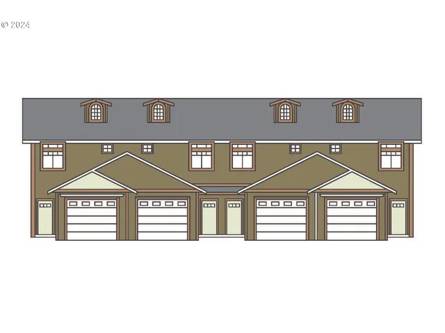 a picture of a building with a city street