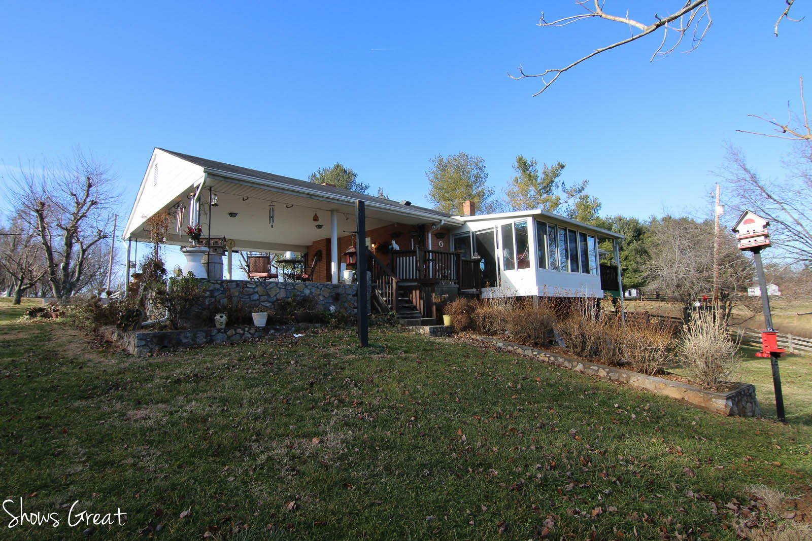 2880 Morgans Mill Road Goodview, VA 24095 - Photo 27 of 34 a view of house with a yard