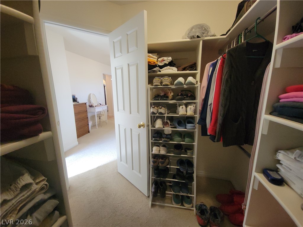 768 Weiser Ridge Street Overton, NV 89040 - Photo 15 of 37 View of primary bedroom walk in closet