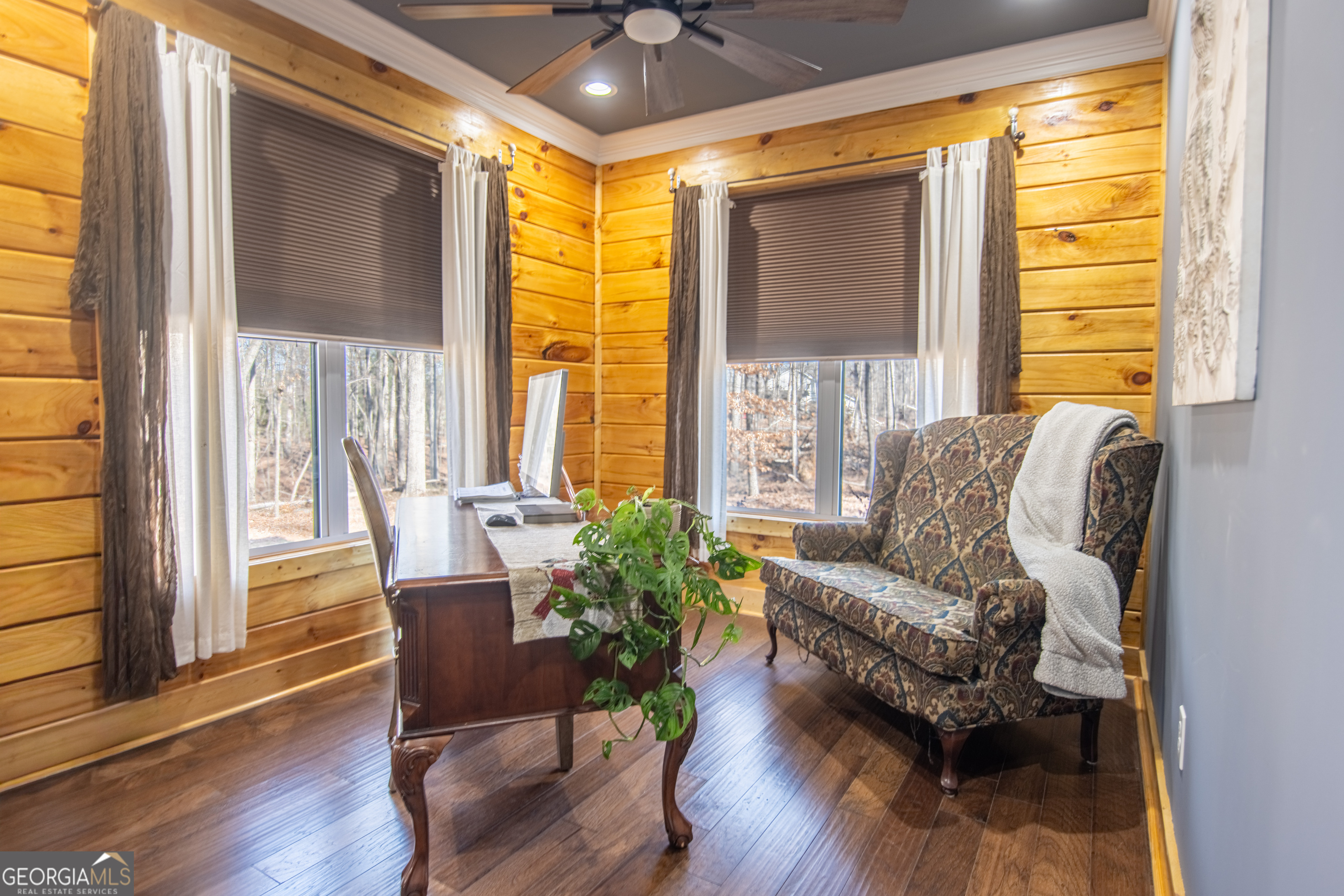 203 Teasley Lane Hartwell, GA 30643 - Photo 15 of 32 a living room with furniture and a large window