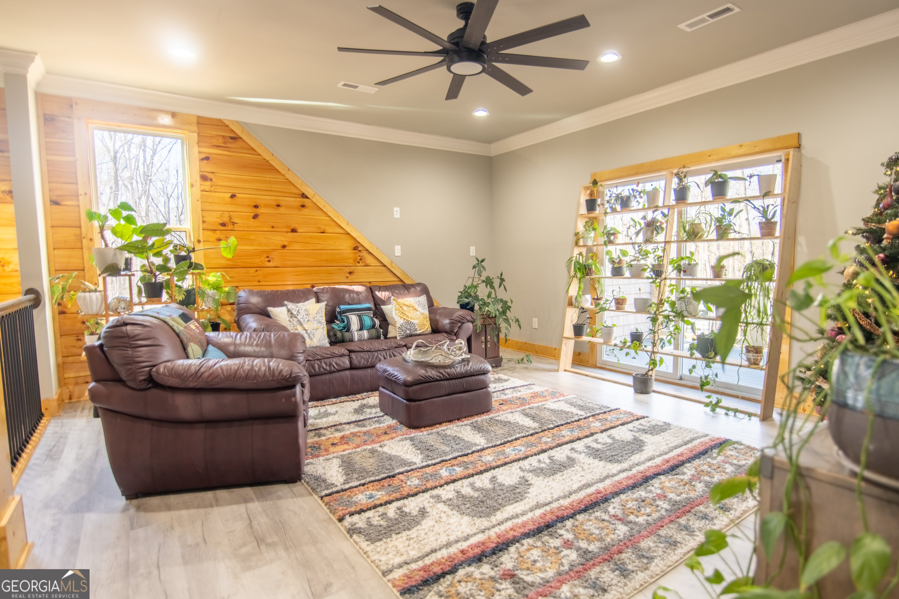 203 Teasley Lane Hartwell, GA 30643 - Photo 18 of 32 a living room with furniture and a large window