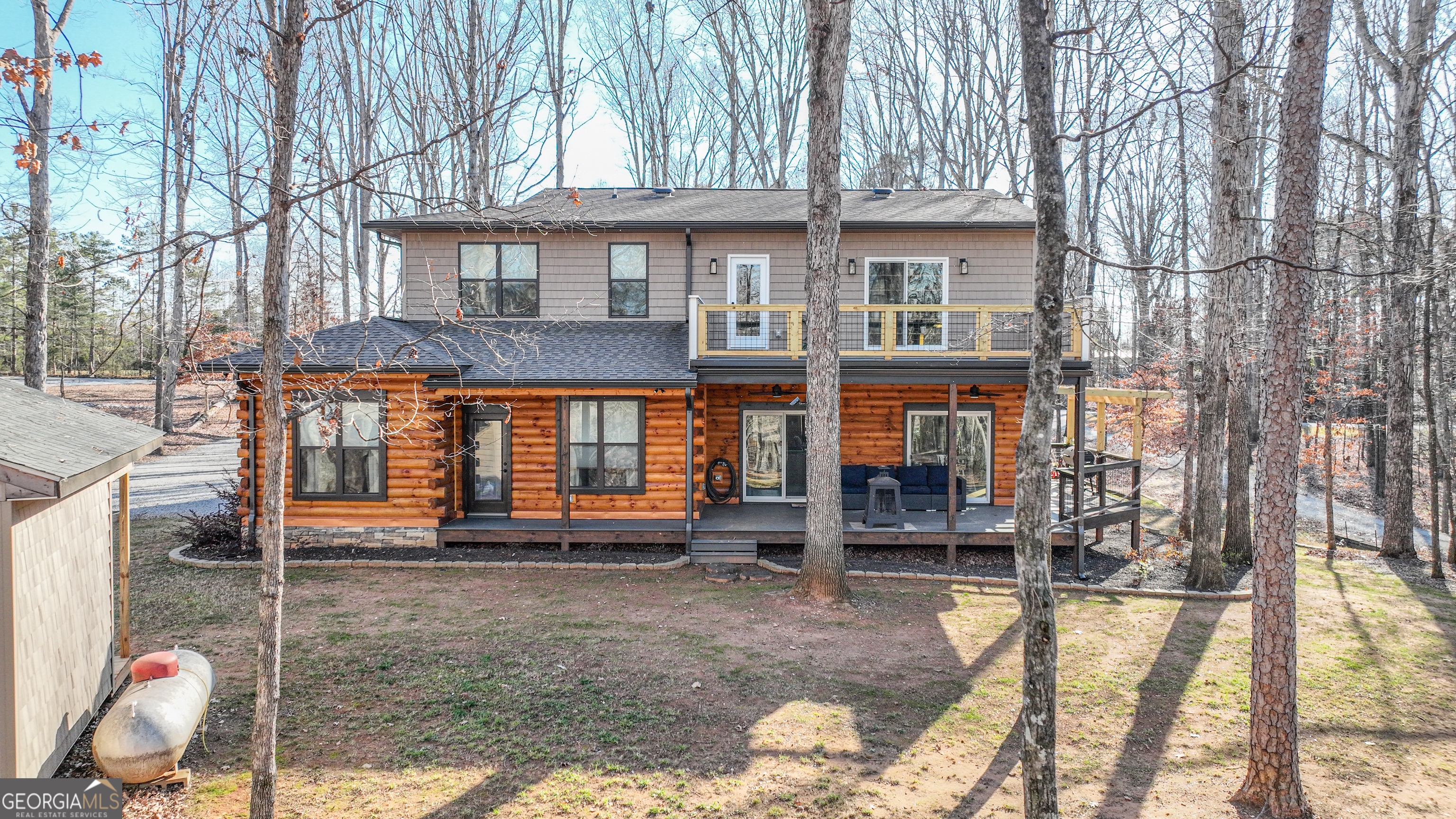 203 Teasley Lane Hartwell, GA 30643 - Photo 3 of 32 a front view of a house with a yard