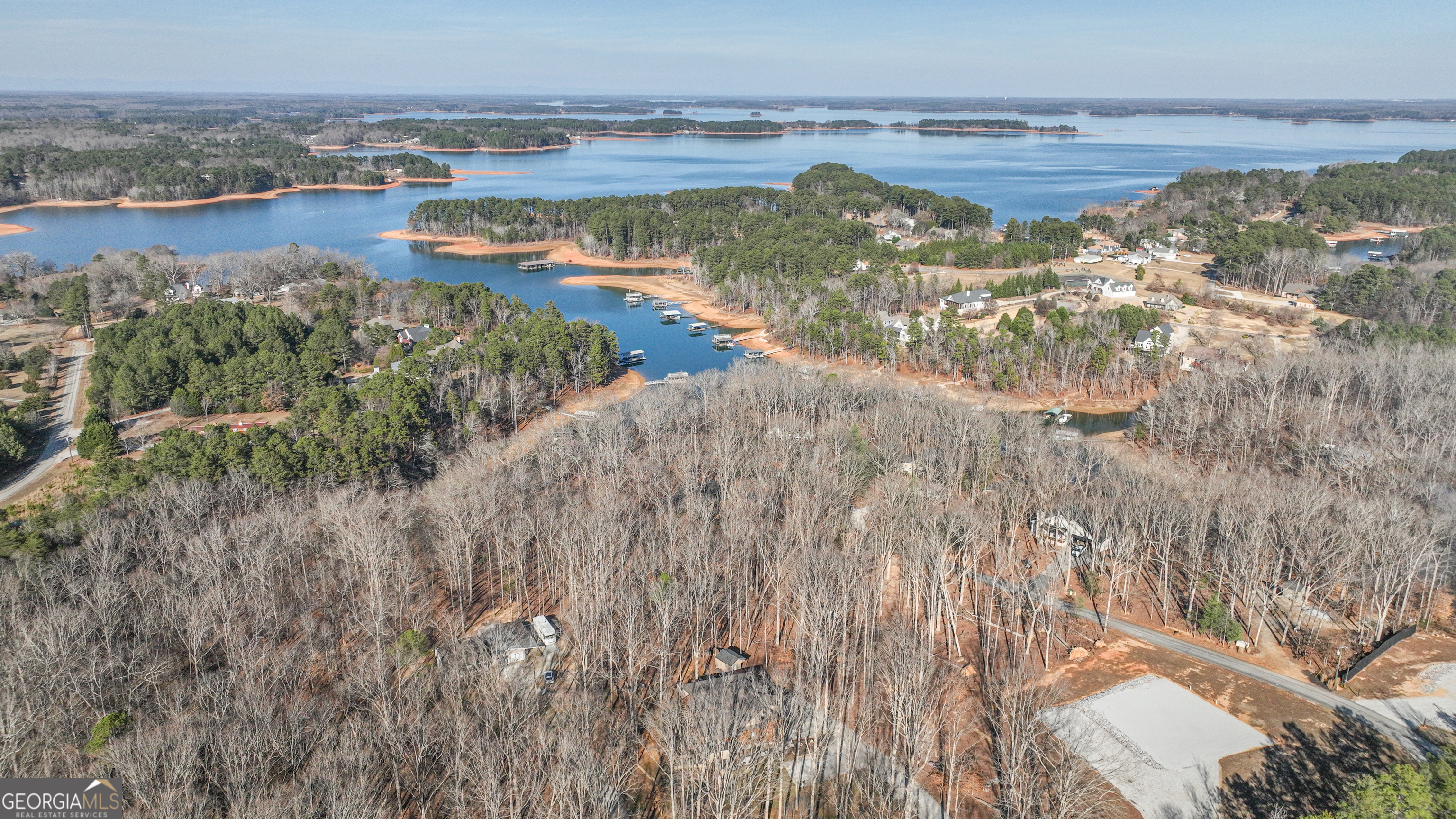 203 Teasley Lane Hartwell, GA 30643 - Photo 31 of 32 a view of a lake with a mountain