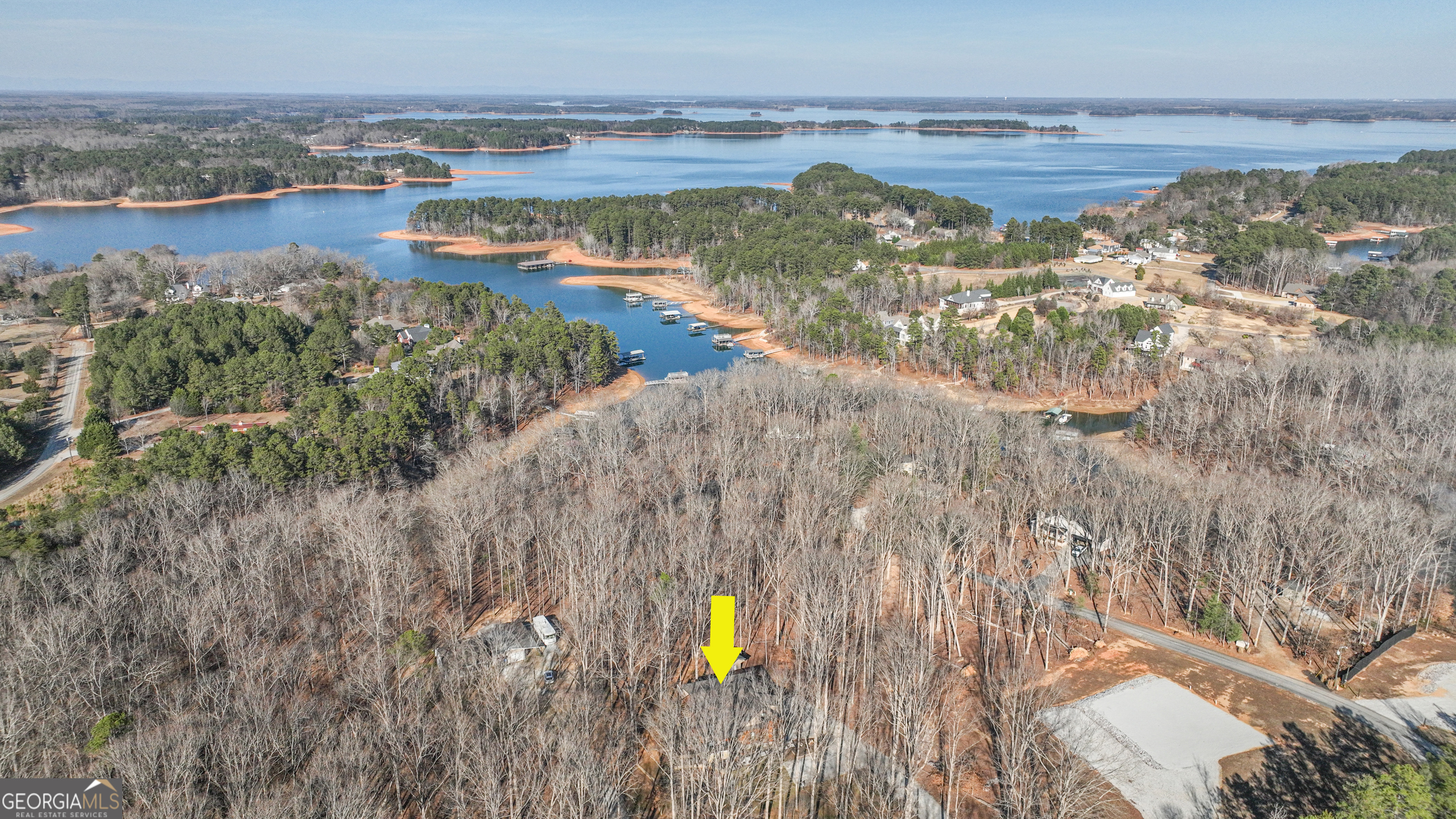 203 Teasley Lane Hartwell, GA 30643 - Photo 32 of 32 a view of a lake with a mountain