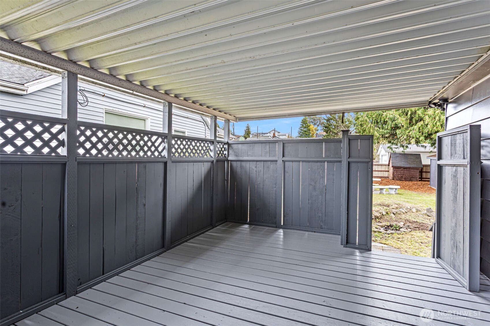 8608 16th Avenue Southwest Seattle, WA 98106 - Photo 22 of 26 a view of a backyard
