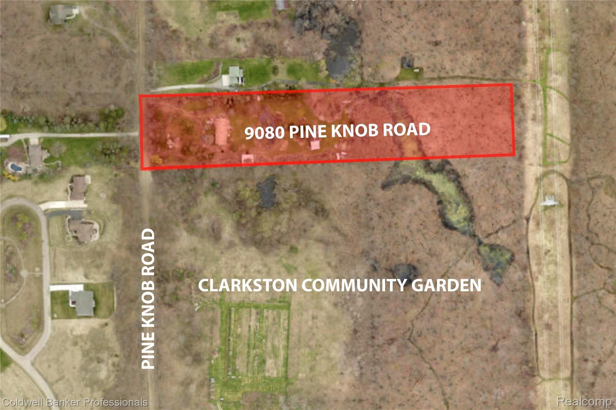 9080 Pine Knob Road Clarkston, MI 48348 - Photo 24 of 26 pine-knob-lot-lines.jpg