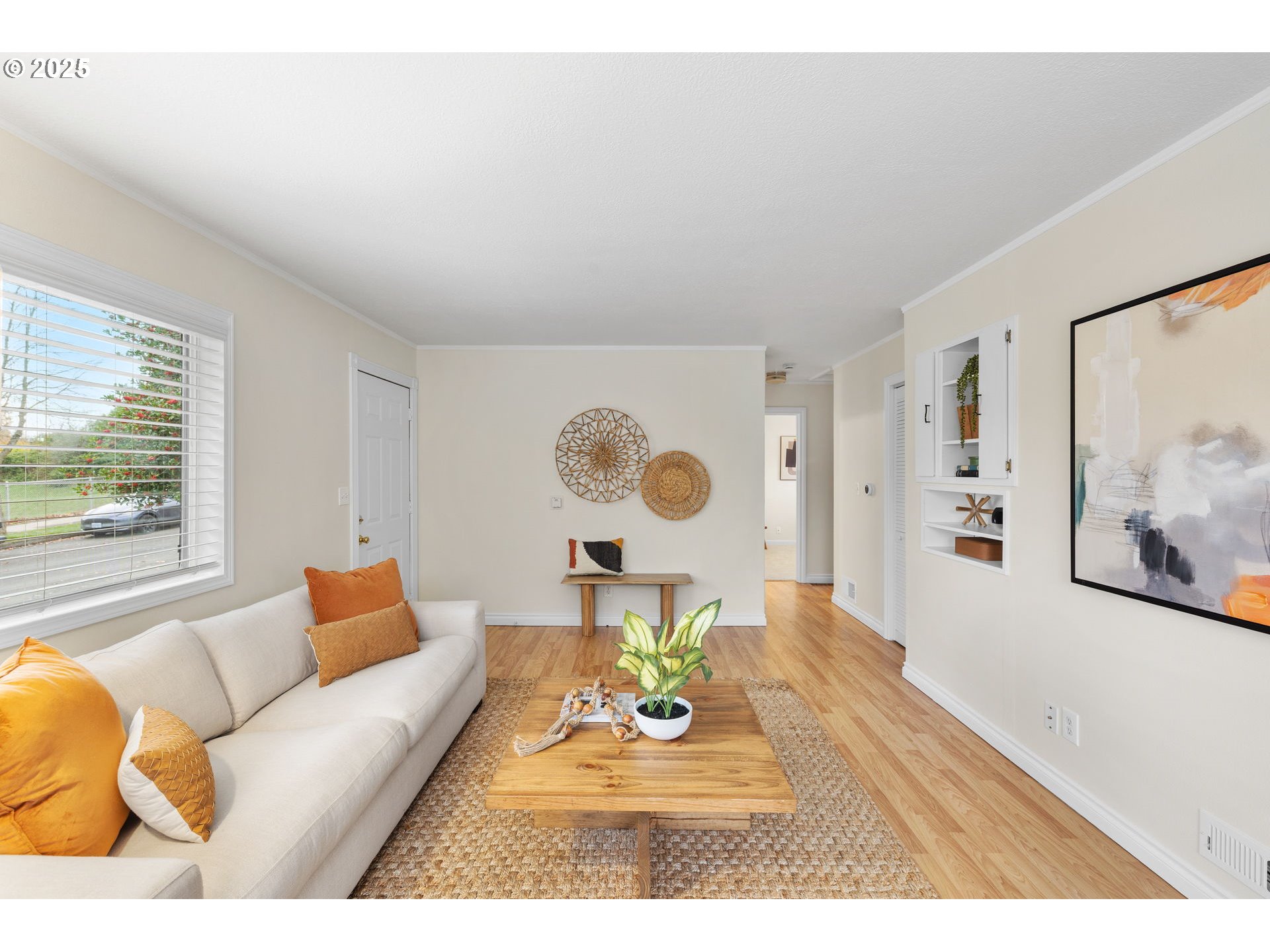7643 Southeast Market Street Portland, OR 97215 - Photo 9 of 34 a living room with furniture and wooden floor