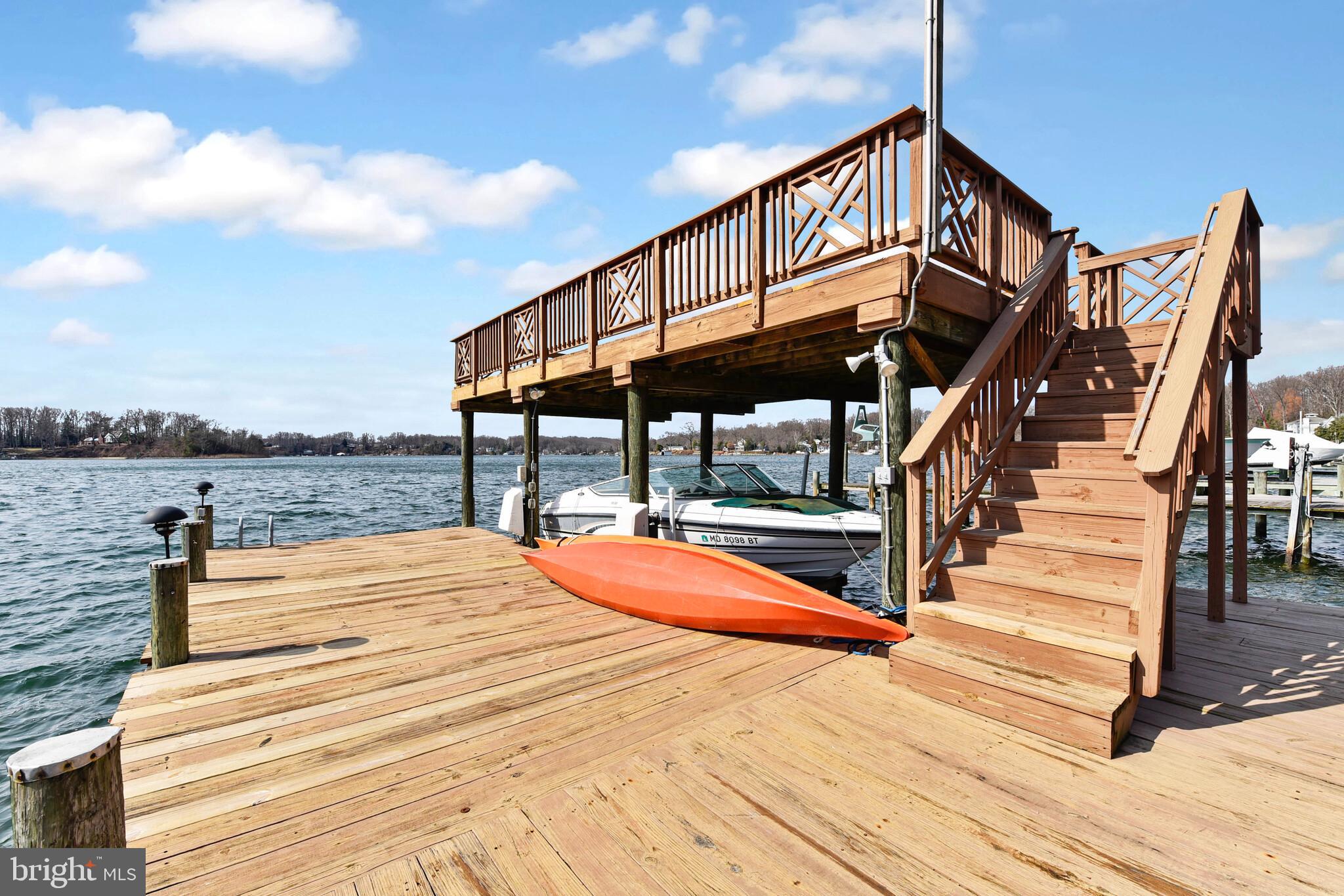 245 Long Point Road Crownsville, MD 21032 - Photo 9 of 53 a view of staircase with a ocean view