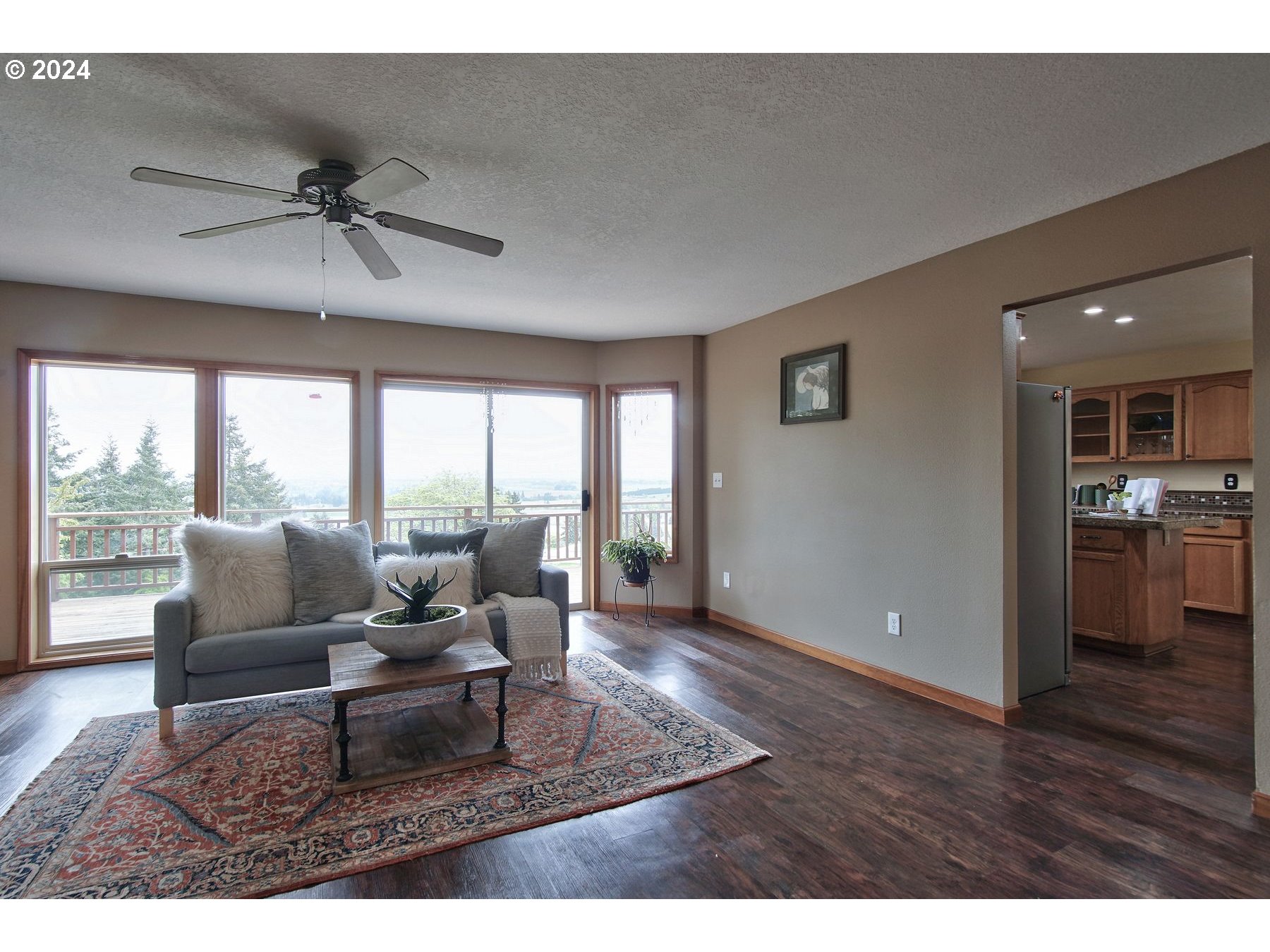 7255 Southwest Hergert Road Cornelius, OR 97113 - Photo 8 of 47 a living room with furniture and a large window
