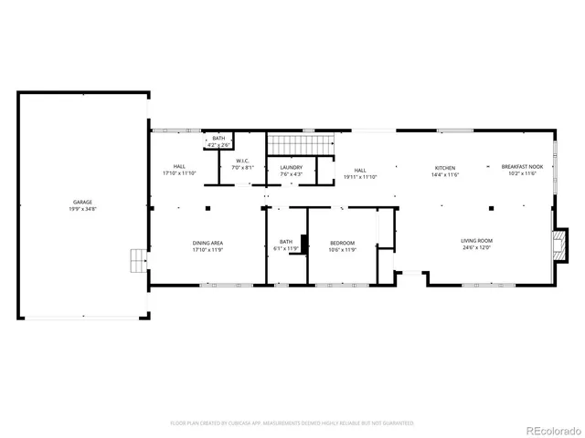 a picture of a floor plan
