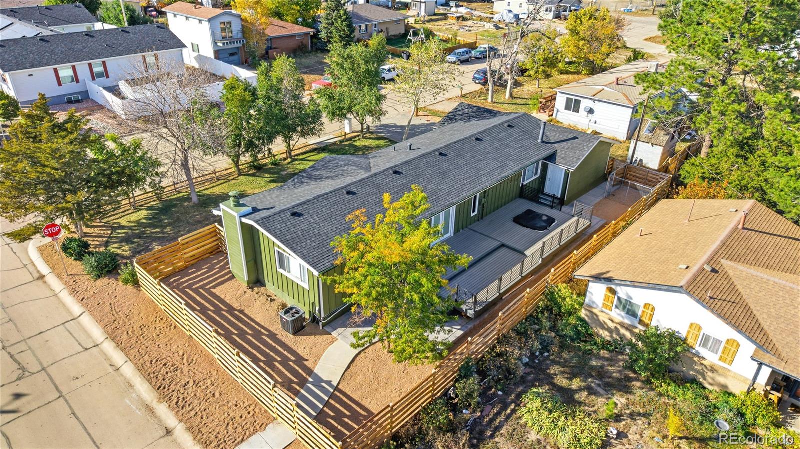 610 6th Street Bennett, CO 80102 - Photo 25 of 34 an aerial view of residential houses with outdoor space