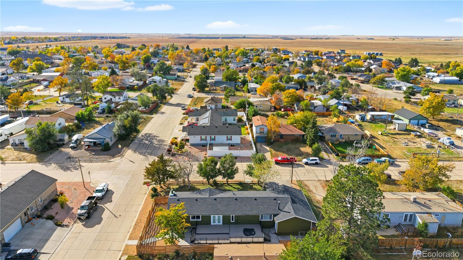 610 6th Street Bennett, CO 80102 - Photo 3 of 34 an aerial view of residential building with parking
