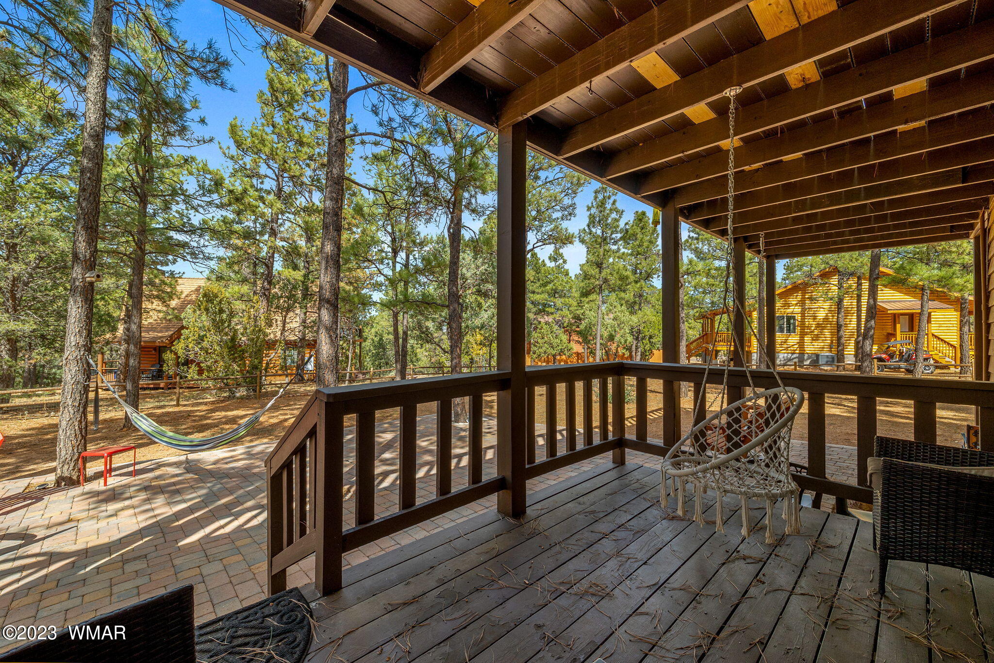 2276 Lindberg Road Overgaard, AZ 85933 - Photo 26 of 34 a view of deck with wooden floor and outdoor space