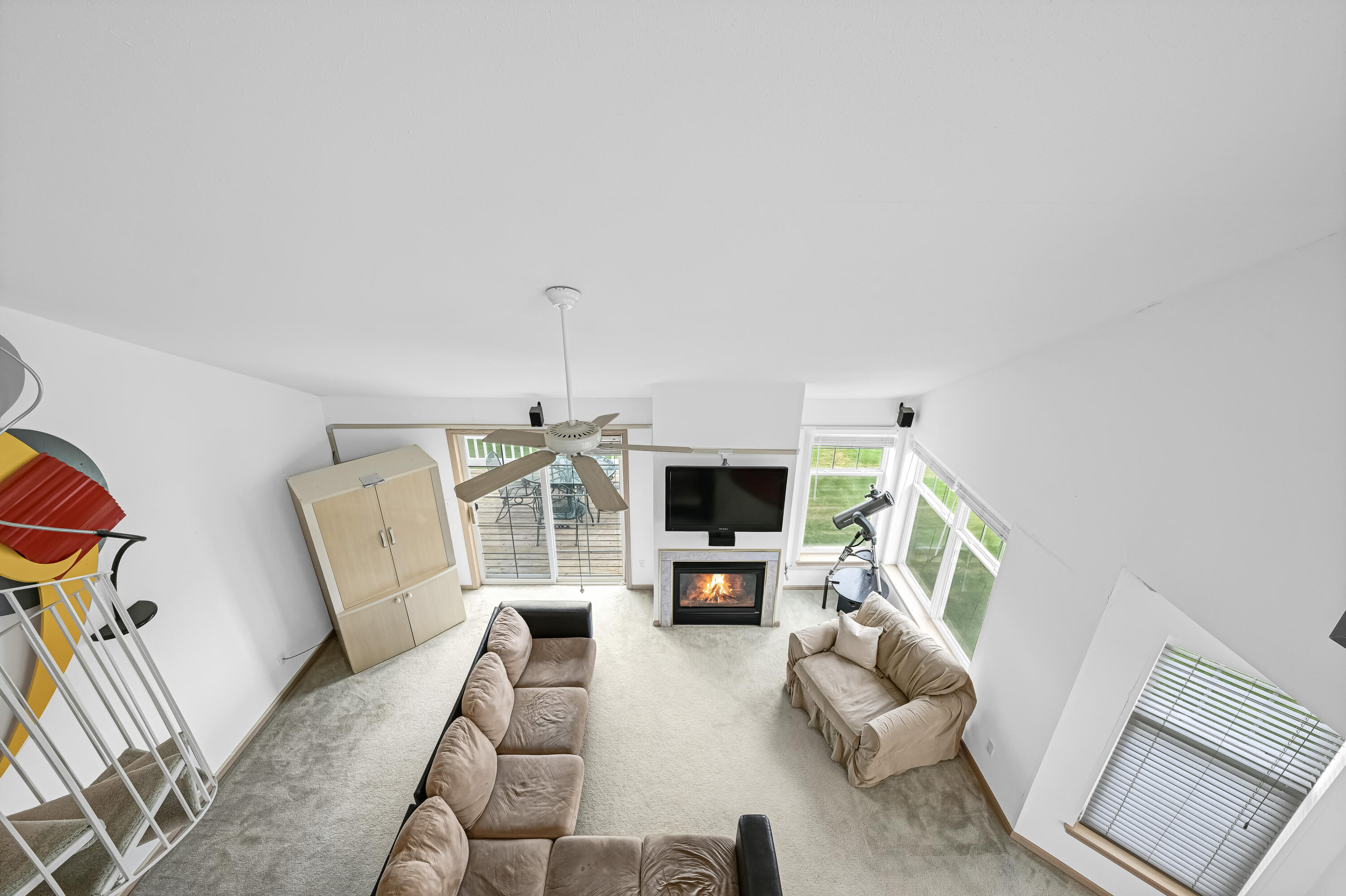 2126 Landings Lane Delavan, WI 53115 - Photo 14 of 47 View of Living Room From Loft