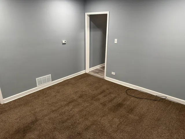 a view of an empty room