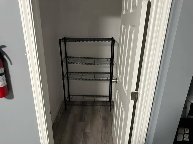 a view of front door