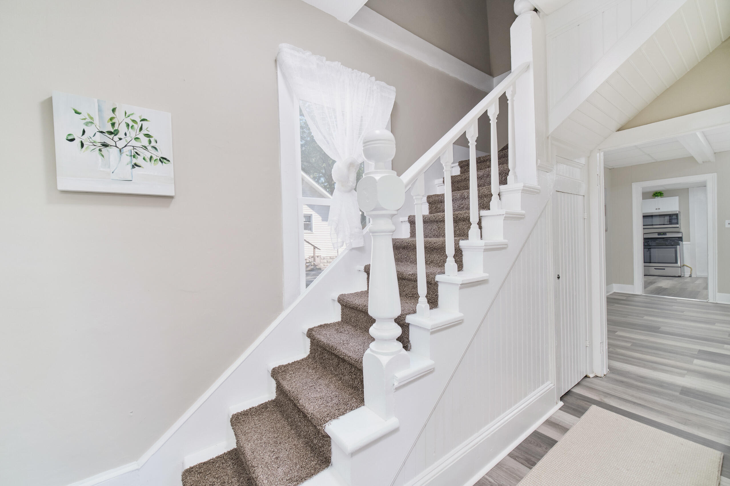 2304 Filer City Road Manistee, MI 49660 - Photo 5 of 34 Staircase at Front Entry