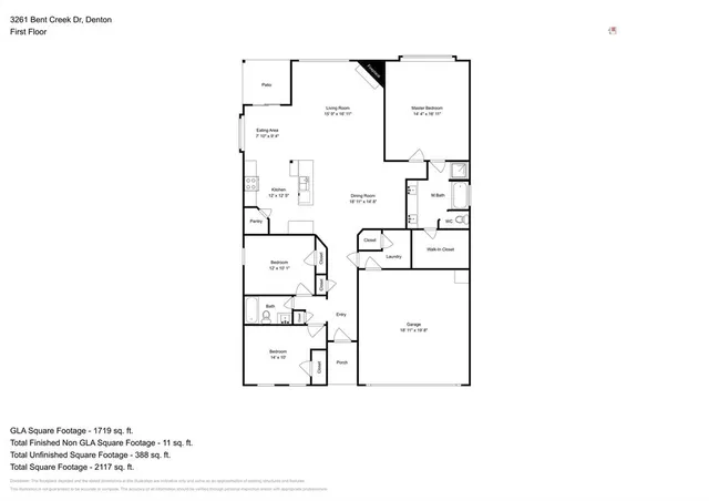 $2,050 | 3261 Bent Creek Drive, Denton, TX 76210