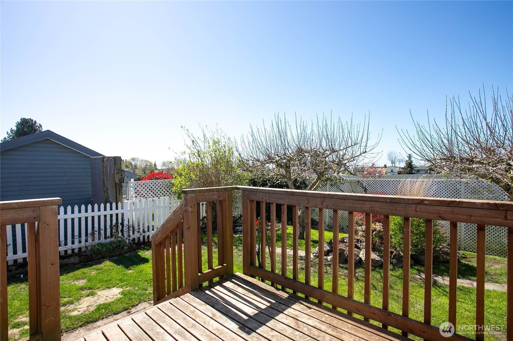 4751 Birch Bay Lynden Road, Unit 129 Blaine, WA 98230 - Photo 20 of 34 a view of a wooden roof deck
