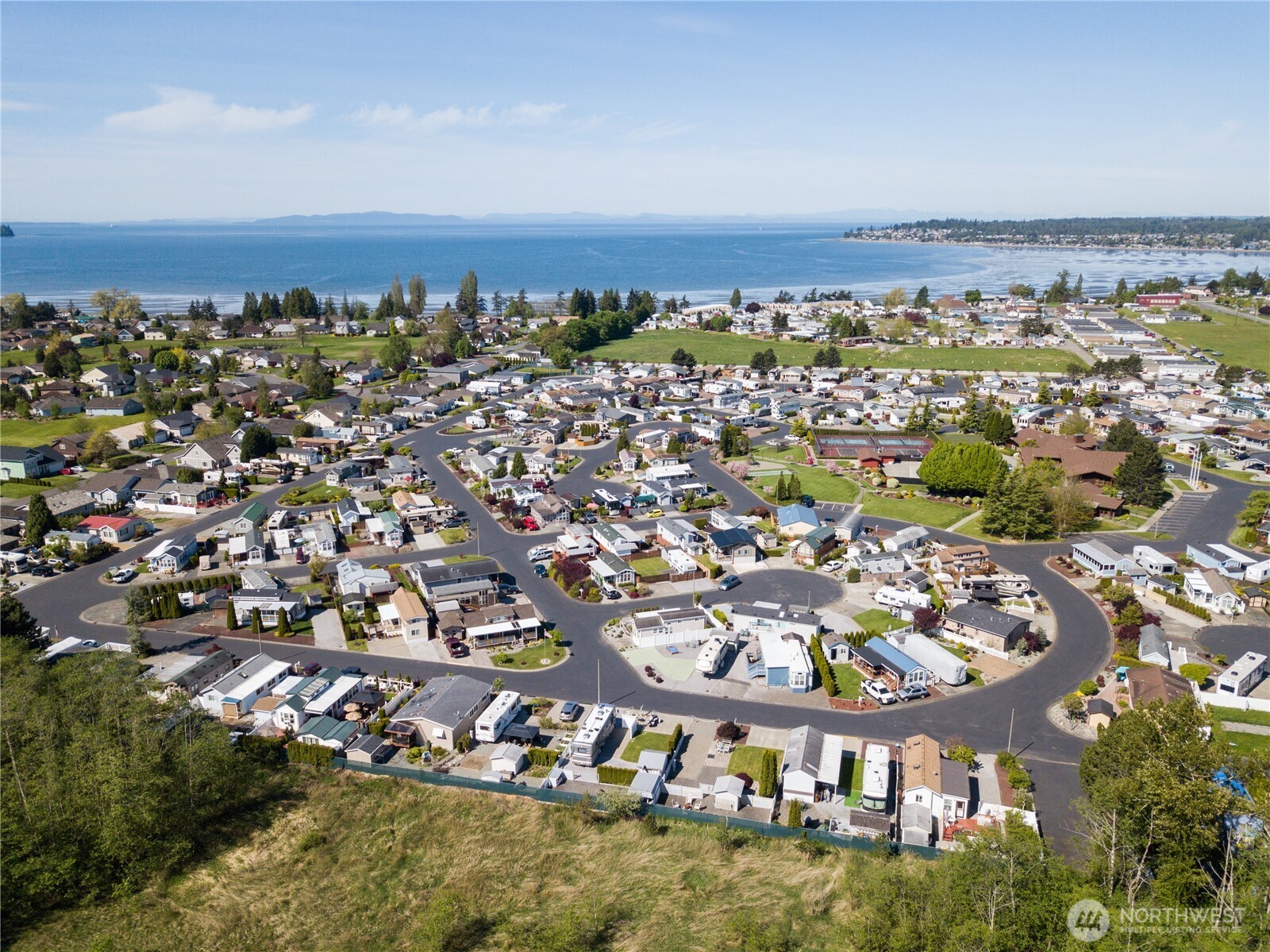4751 Birch Bay Lynden Road, Unit 129 Blaine, WA 98230 - Photo 33 of 34 an aerial view of a city