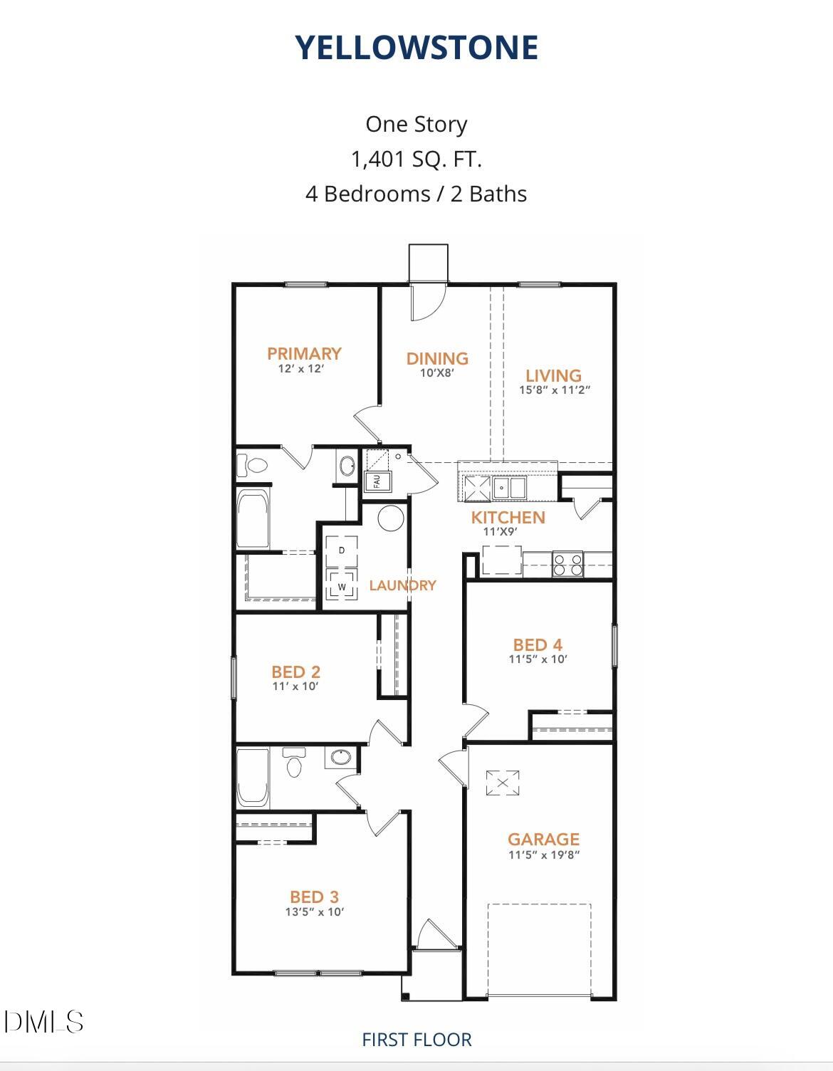 151 Payton Place Roxboro, NC 27573 - Photo 6 of 7 House Plan