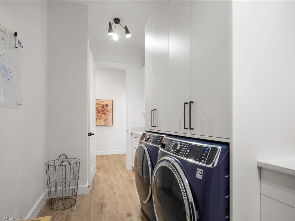 2115 Imperial Golf Course Boulevard Naples, FL 34110 - Photo 32 of 50 a view of a storage and utility room with washer and dryer