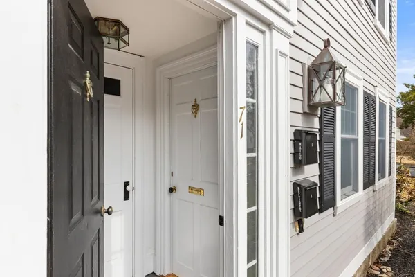 a view of a front door