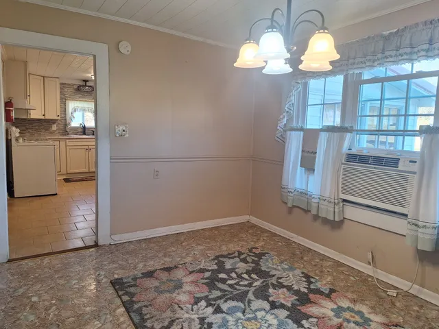 a backyard of a house