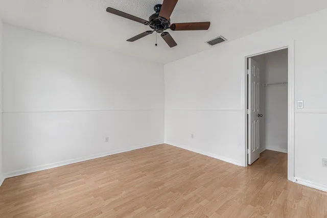 wooden floor in an empty room
